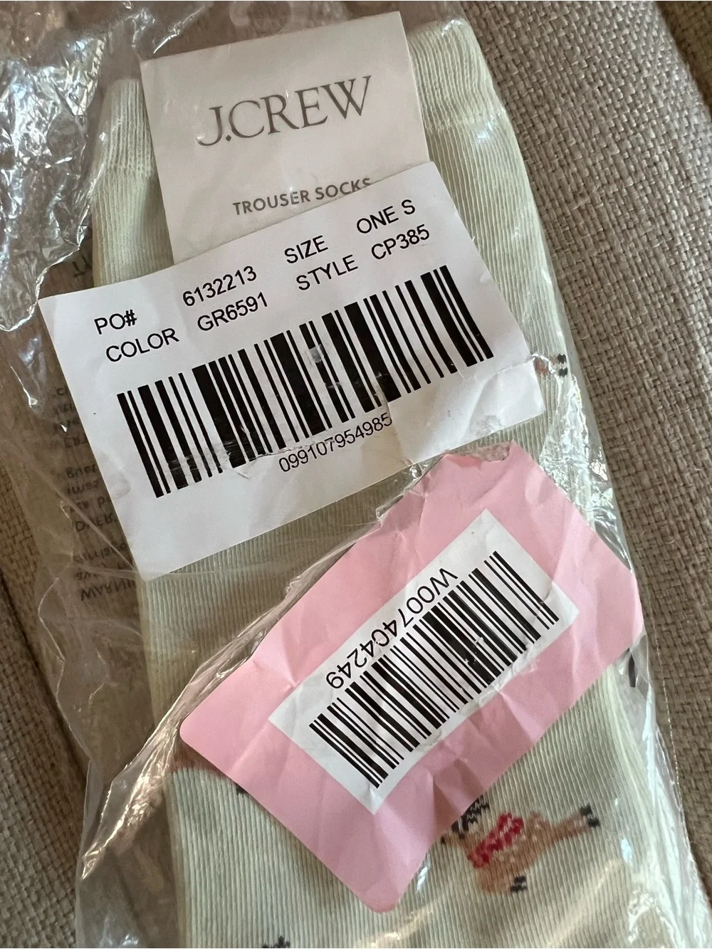 JCrew Reindeer Socks